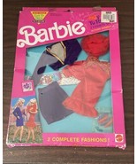 1992 NIP MATTEL Barbie Day to Night 2 Complete fashion set Autumn Sparkle - £30.67 GBP
