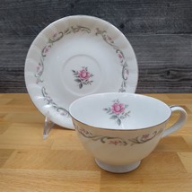 Royal Swirl Saucer &amp; Tea Cup Ceramic Dinnerware Fine China of Japan Coffee Mug - £7.46 GBP