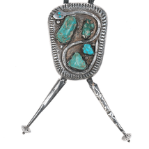 c1960 c-31 Effie Calavaza Zuni Snake bolo tie - £365.65 GBP