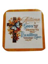 Handmade Glossy Magnet – Christian Fall Magnet Christian Faith Magnet  - $6.62 CAD