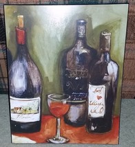 Wine Bottle Still Life Restaurant Art Picture - £11.85 GBP
