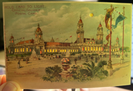 St Louis Missouri Worlds FAIR-MACHINERY BUILDING~1904 Hold To Light Postcard - £12.72 GBP