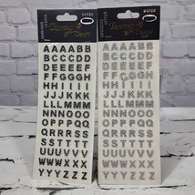 Trevena Craft Alphabet Stickers Gem Jeweled Scrapbooking Letters Lot Of ... - £7.39 GBP