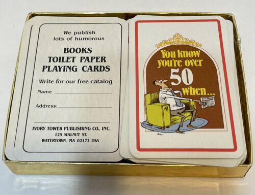 Primary image for Vintage 1988 Ivory Tower Publishing Co Over 50 Playing Cards 2 Decks Complete