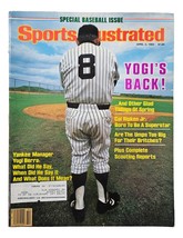 Yogi Berra New York Yankees Sports Illustrated Magazine April 2 1984 - $19.39
