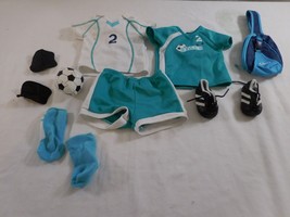 American Girl Doll Just Like You 2-in-1 Soccer Outfit with Ball - £20.37 GBP
