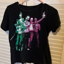Suicide Squad T-shirt Dc Comics Antihero Movie Graphic Tee Cotton Black - £10.84 GBP