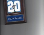 BARRY SANDERS JERSEY PLAQUE DETROIT LIONS FOOTBALL NFL - $4.94
