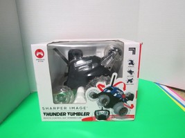 Sharper Image Thunder Tumbler Black Remote Control Spinning Car New In Box - £12.65 GBP