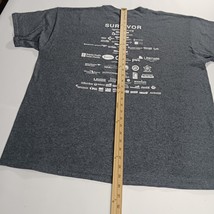 Jerzees Heavyweight Blend LIGHT THE NIGHT WALK Men Gray Cotton Blend T-Shirt 2XL image 6