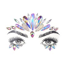 Face stickers jewels body glitter Face Rhinestones for makeup Festival h... - £19.82 GBP