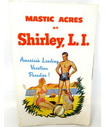 Mastic Acres Shirley Long Island New York Brochure 70+ yr Old Maps Foldo... - £33.47 GBP