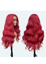 HAFTALUV Real Hd Lace Frontal Wig Pre Plucked Glueless Wig Long Loose Body Wave - £20.47 GBP