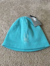 Spyder Kids Balistic Blue Beanie Hat Toboggan Winter One Size - $26.73