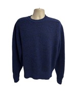 Neil Martin Mens Vintage Blue Wool English Wool Pullover Sweater Large S... - £38.69 GBP