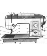 White 967 manual instruction sewing machine Enlarged - £8.64 GBP
