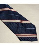 Vintage FORSYTH of Canada Men&#39;s Handmade 100% Silk Necktie Striped Necktie - $9.46