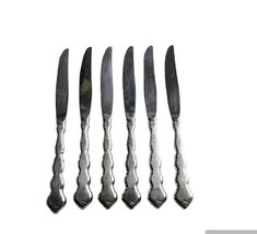 Oneida Valerie Distinction Deluxe Stainless Flatware Butter Knife Set X 6 - $32.67