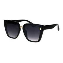 Femmes Style Créateur Lunettes de Soleil Surdimensionné Trapèze Cadre UV 400 - £8.72 GBP