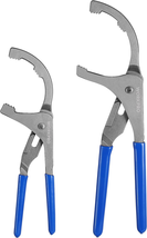 WORKPRO Oil Filter Wrench Set, 9&quot; &amp; 12&quot; Adjustable Oil Filter Pliers Oil Filter  - £21.20 GBP