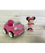 Disney Minnie Mouse Clubhouse Replacement MK1 Pink Car and Figure Toy Ma... - $12.00