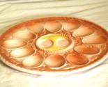 Deviled Egg Plate Platter Vintage - £23.35 GBP