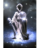 HAUNTED FIGURINE GRIM REAPER AND CHARGING BOX HALLOWEEN MAGICK HIGHEST L... - $8,751.49 MXN