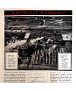 1936 Ford Motor River Rouge Plant Advertisement Aerial View Diagram F15B - $549.96 MXN