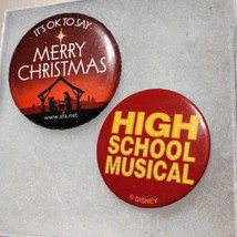 Two vintage pinback buttons, one from Disney - $17.82