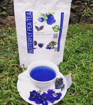 100% NATURAL Premium Quality Butterfly Pea Flower Tea Bags (Clitoria ternatea) - £15.51 GBP