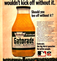 1970 Gatorade Stokely Van Camp&#39;s Advertisement Vintage Sports MLB NFL F15Q - $24.99