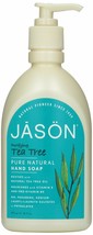 Jason Natural Cosmetics  Satin Soap, Tea Tree Melaleuca, 16 oz - $17.39