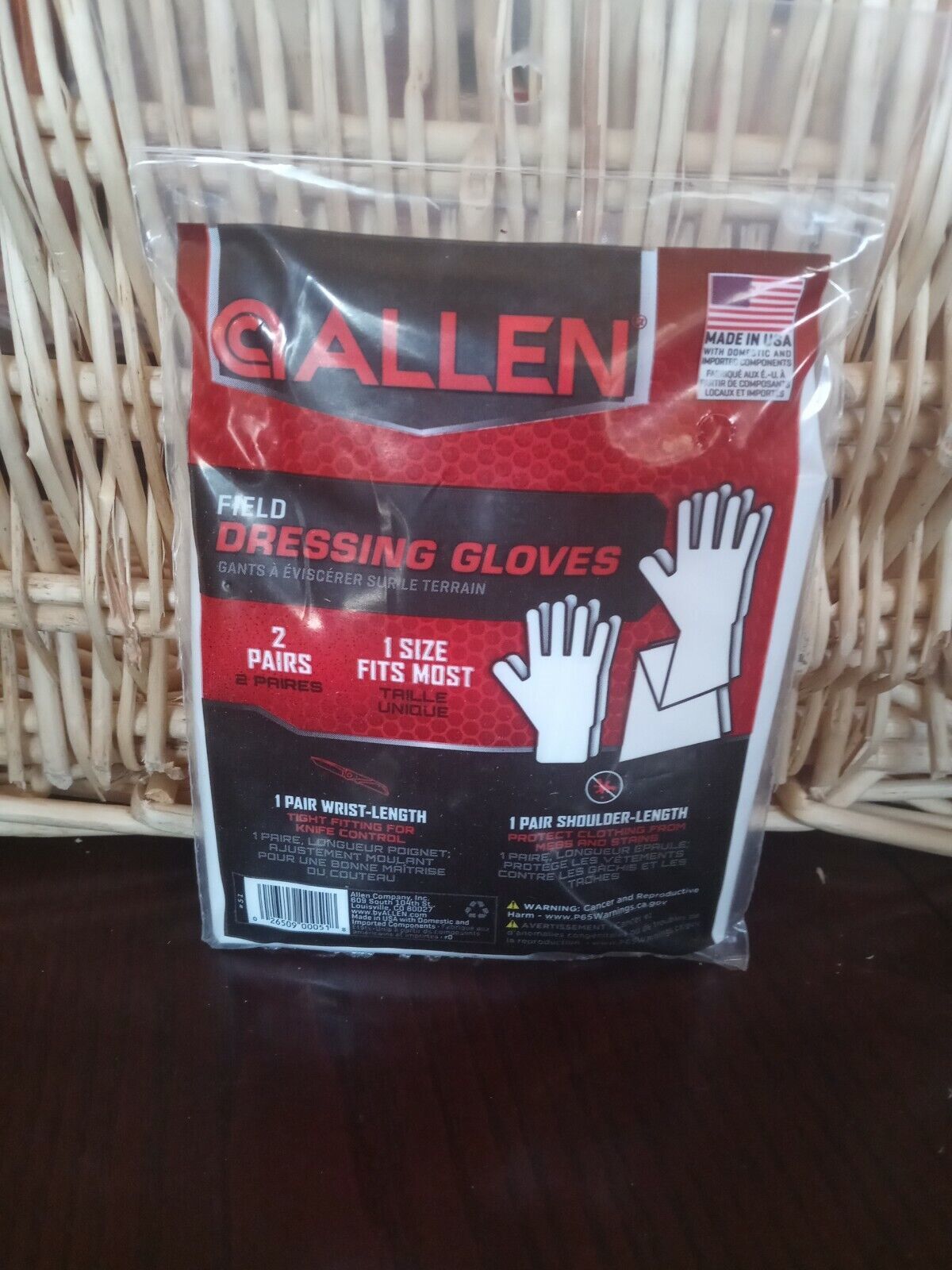 Allen Field Deer &amp; More Dressing Gloves 2 Pairs-Brand New-SHIPS N 24 HOURS - $15.72