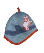 Patagonia Baby Infant Reversible Beanie Hat Polar Bears Blue White Sz 0-3 M - £11.35 GBP