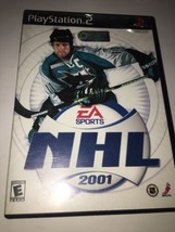 Nhl 2001 Sony Playstation 2 PS2 Videojuego Completo - $6.91