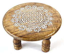 6&quot;dia x 4&quot; Flower of Life altar table                                   ... - $855.76 MXN