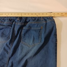 EST. 1946 Demin Women’s Front Zipper Pockets Cotton Blend Blue Denim Skirt Sz 16 image 9