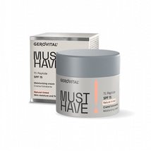 GEROVITAL MUST HAVE - Moisturizing cream with SPF 15 &amp; 1% Peptide, natural tinte - £27.78 GBP