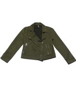 ALYA Women’s Moto Jacket Size Small Olive Green EXCELLENT CONDITION  - €12,70 EUR