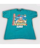 Vintage Single Stitch Florida Screen Stars Best Size XL Fishing Hooked C... - €30,27 EUR