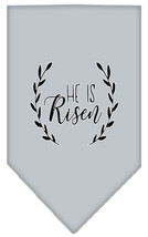 He Is Risen Screen Print Bandana Grey Small - £9.26 GBP