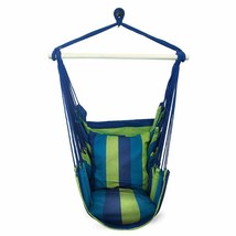 Sorbus Hanging Hammock Chair Swing Seat - 2 Seat Cushions Included - £54.28 GBP