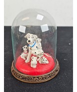 Disney 101 Dalmatians Perdita Puppies Figurine Glass Bell Jar - $462.38 MXN