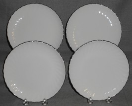 Set (4) Syracuse Wedding Ring Pattern Salad Plates Made In Usa - £31.64 GBP