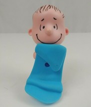 2015 Fox McDonald&#39;s Toy Peanuts Linus With Pull String Blanket Works 3.75&quot; Tall - £2.30 GBP