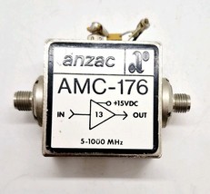 Anzac RF Amplifier (5.00 to 1000 MHz AMC-176 SMA - $374.96 MXN