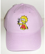 NWT THE SIMPSONS Lisa Simpson &quot;Daisy&quot; PINK BASEBALL HAT --  ADJUSTABLE - £20.19 GBP