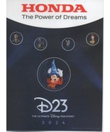Disney D23 2024 Honda Stickers Mickey Woody Groot Boba Fett Judy Hopps A... - $19.99