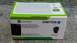NEW SEALED GENUINE LEXMARK 24B7158 CYAN TONER CARTRIDGE XC4240 - $59.99