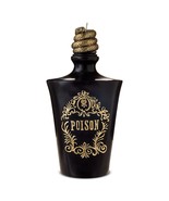 Poison Bottle Candle, Black, 7&quot;, Halloween - $388.03 MXN